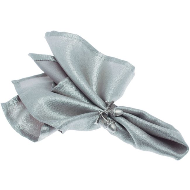 WALTON & CO GLITZ PEWTER NAPKIN