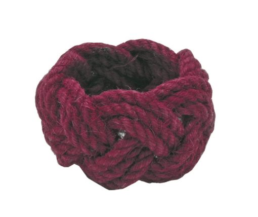 WALTON & CO - Red Rope Napkin Rings (Set of 4)