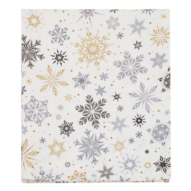 WALTON & CO SNOWFLAKE TABLE RUNNER