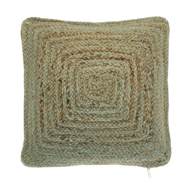 WALTON & CO JUTE CUSHION GREY