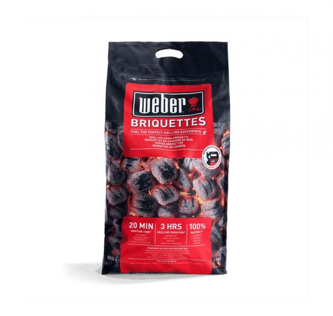 WEBER CHARCOAL BRIQUETTES 8KG
