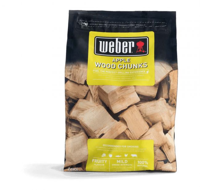 WEBER APPLE WOOD CHUNKS