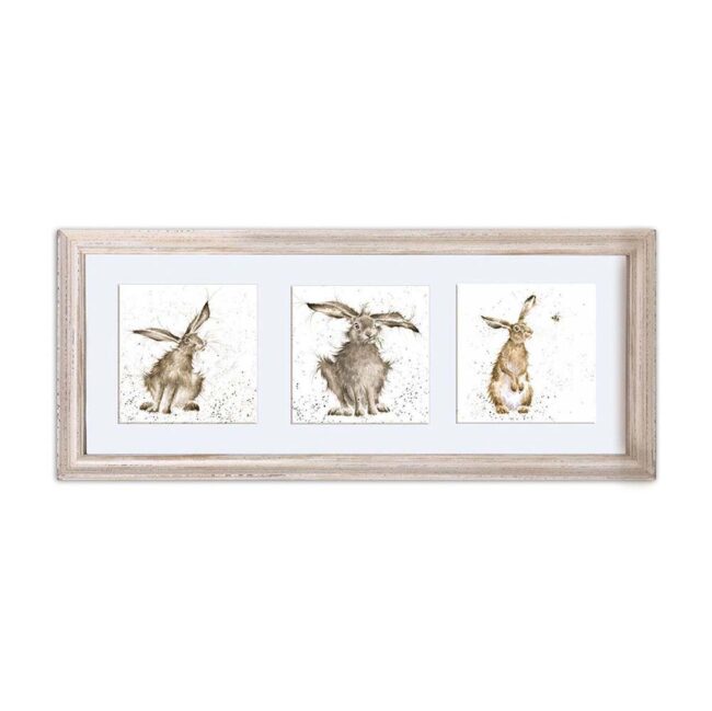 WRENDALE A TRIO OF HARES WHITE
