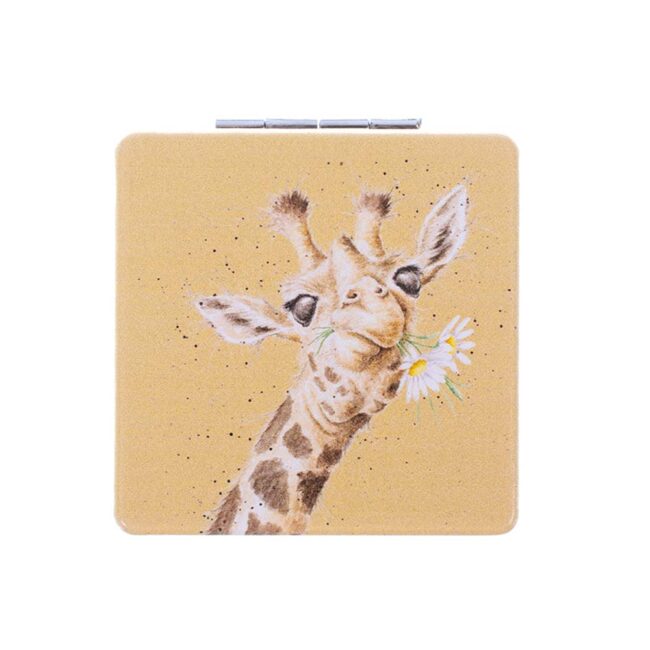 WRENDALE COMPACT MIRROR FLOWERS