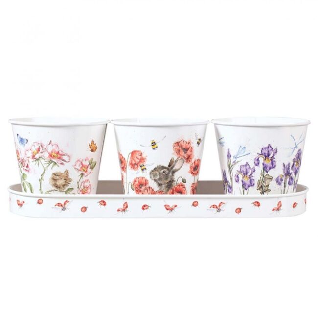 WRENDALE HERB POT AND TRAY