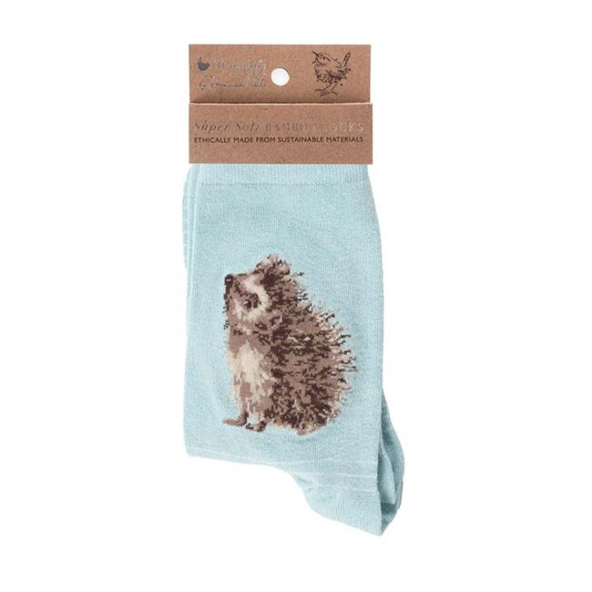 WRENDALE SOCK HEDGEHOG GREEN
