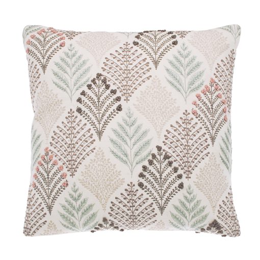 Walton & Co French Knot Fern Cushion