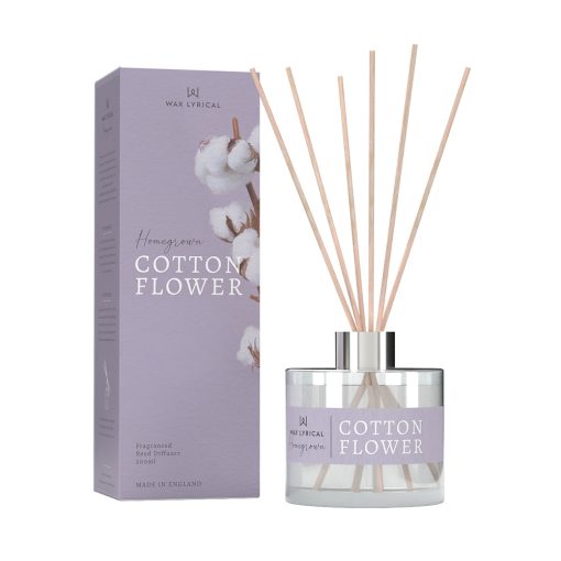 Wax Lyrical Homegrown Cotton Flower Scented Reed Diffuser