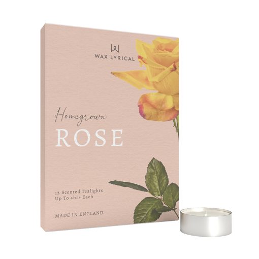 Wax Lyrical Homegrown Rose Scented Tealights