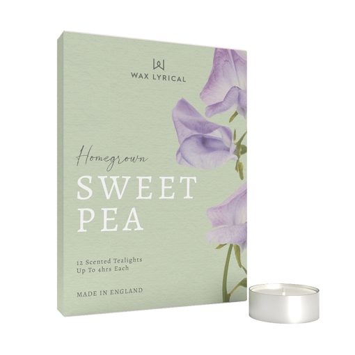 Wax Lyrical Homegrown Sweet Pea Scented Tealights