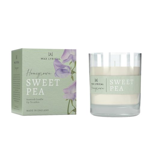 Wax Lyrical Homegrown Sweet Pea Scented Wax Fill Candle