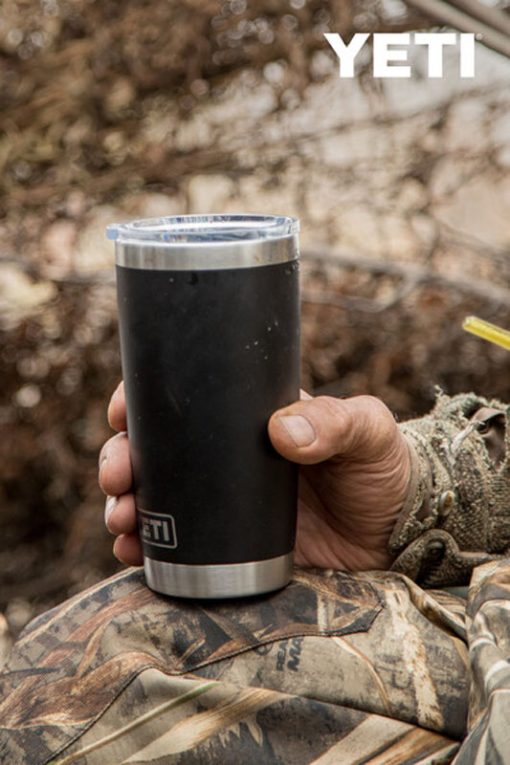 YETI - 20oz Black Rambler Tumbler - Image 3