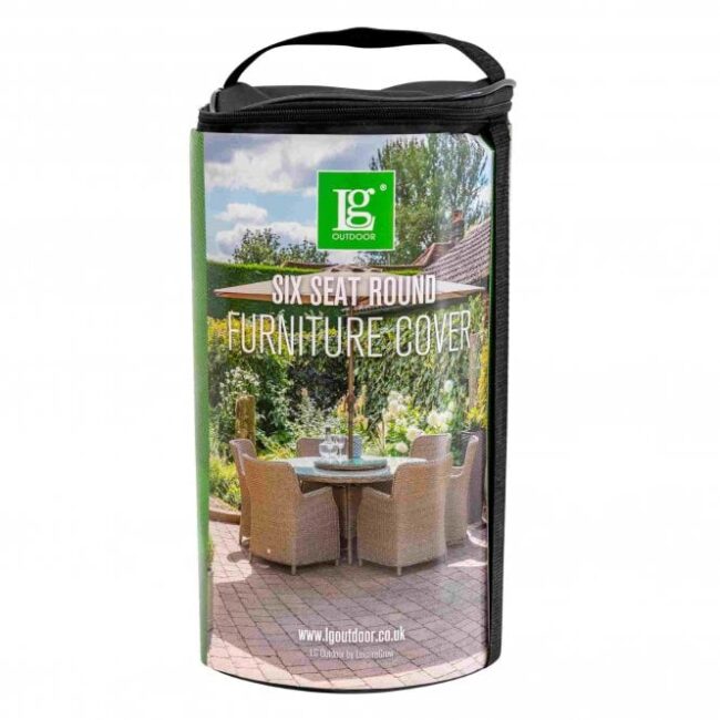 LEISUREGROW DELUXE COVER - 6 SEAT ROUND DINING SET