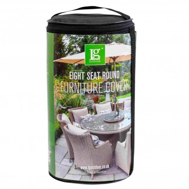 LEISUREGROW DELUXE COVER - 8 SEAT ROUND DINING SET