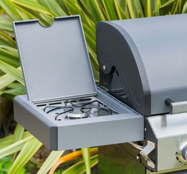 GRILLSTREAM CLASSIC 4 BURNER HYBRID GAS BBQ WITH SIDE BURNER - Image 3