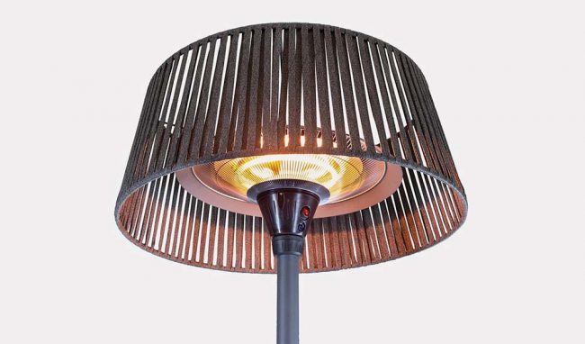 KETTLER PLUSH FLOOR STANDING GARDEN HEATER & LAMP