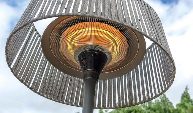 KETTLER PLUSH FLOOR STANDING GARDEN HEATER & LAMP - Image 3