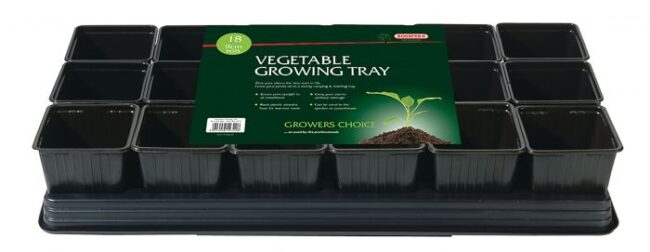 TILDENET VEGETABLE GROWING TRAY 18 X 9CM