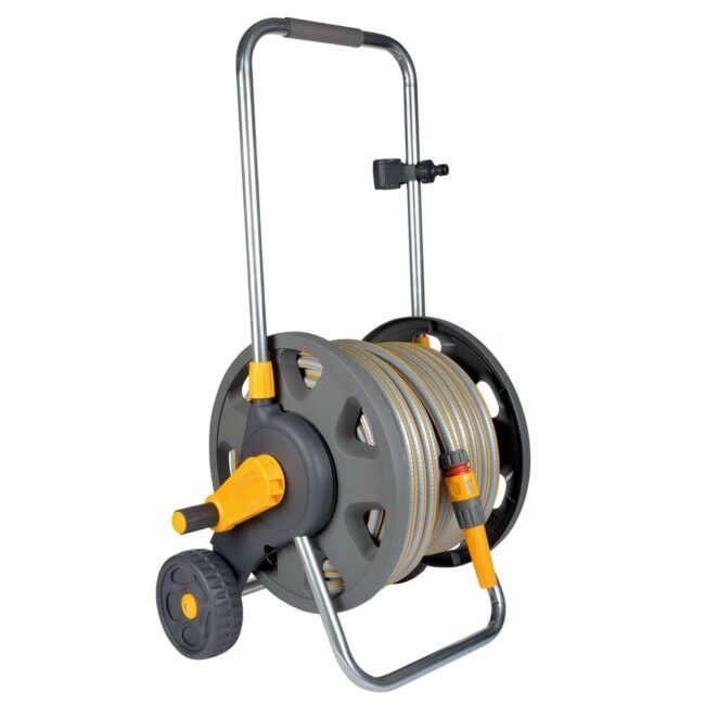 HOZELOCK PREMIUM HOSE CART WITH HOSE AND FITTINGS
