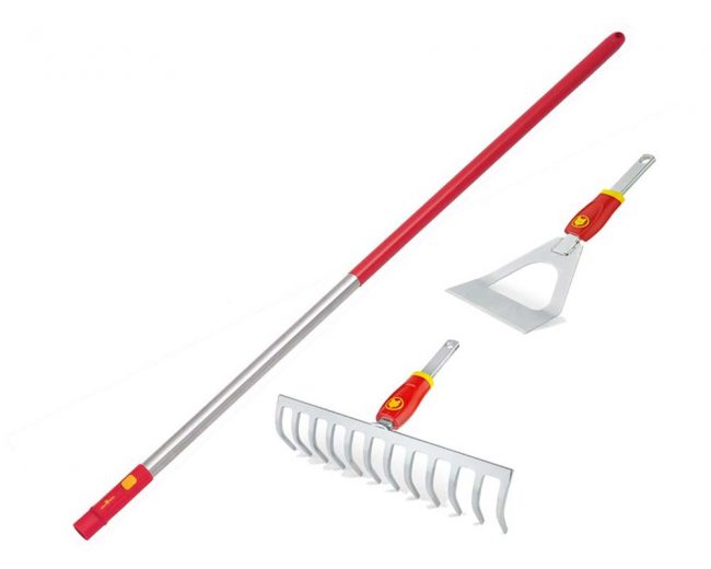 Wolf Handle Dutch Hoe & Rake Set